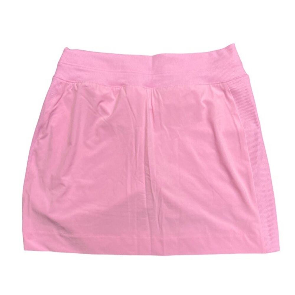 SIZE LARGE Member's Mark Women's 4 Way Stretch Mid Rise Pink Stretch Skort